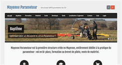 Desktop Screenshot of mayenneparamoteur.com